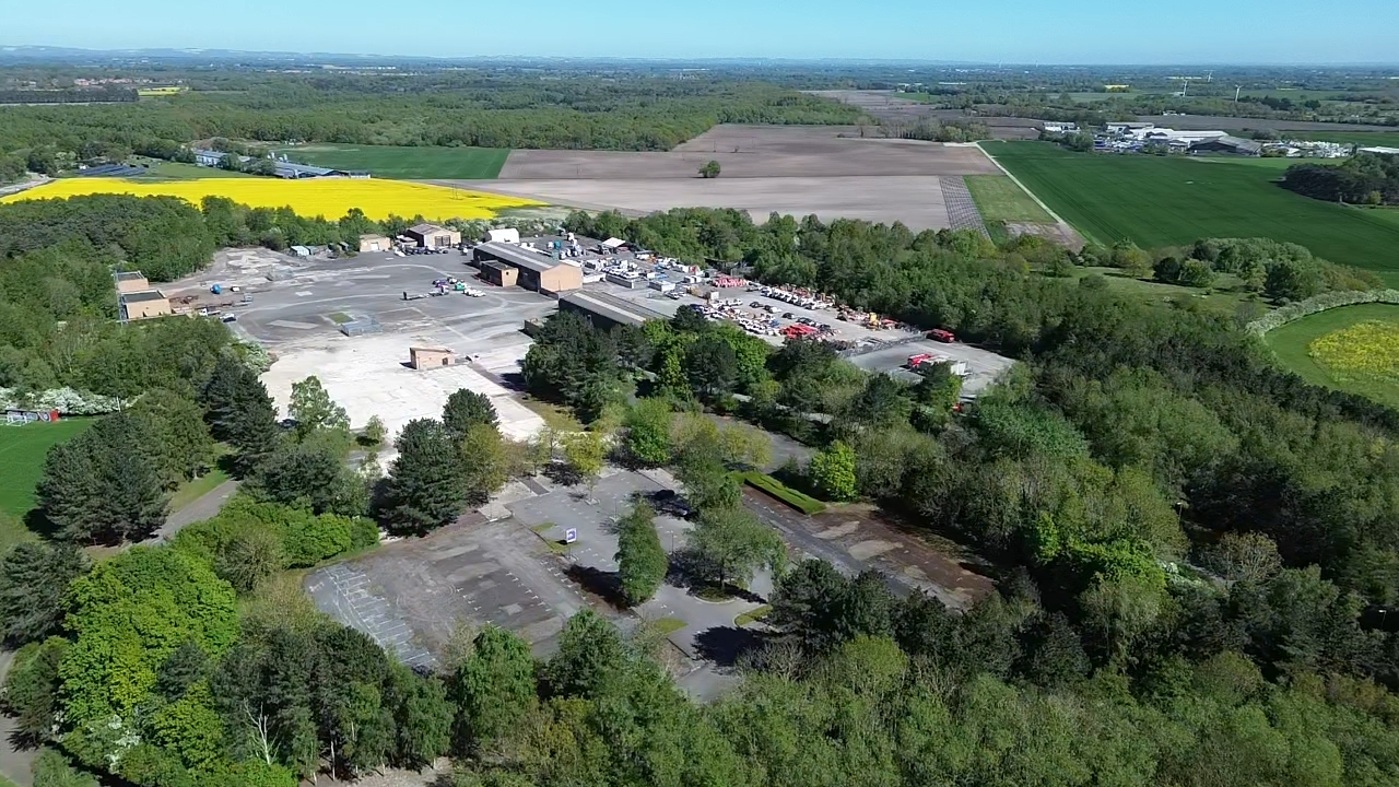 Aerial view of A19 Business Park